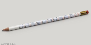 PENCIL WHITE "MULTIPLICATION TABLE"