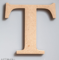 Wooden Letter "T"