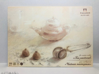 Sketchbook for water colors, "Tea Pastoral", A3, 200g.18 sheets.