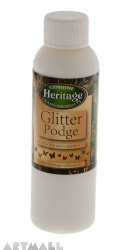 Glitter Podge Silver, 120 ml