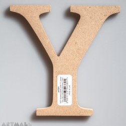 Wooden Letter "Y"