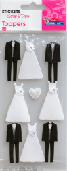 3D Stickers "Wedding Dress"