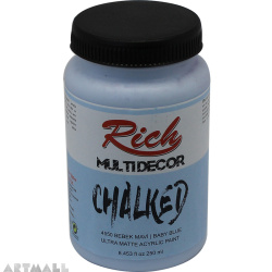 CHALKED ACRY.PAINT-250ML - BABY BLUE