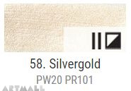 A'KRYL Iridescent, Silvergold 100 ml