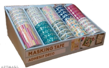 Masking Tape set 5 pcs mix