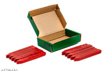 Sealing wax, box 10 sticks RED