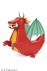 Paper Toy "Red Dragon"