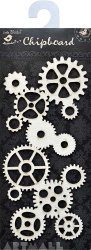 Chipboard Cogs 1pc