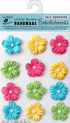 Embossed Jewelled Daisies Candy Crush 20 Pc