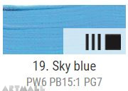 A'KRYL Satine, Sky blue 100 ml