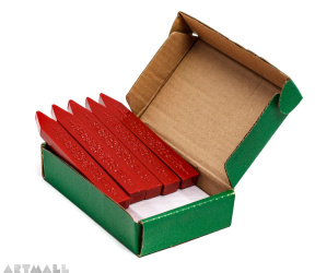 Sealing wax, box 10 sticks RED
