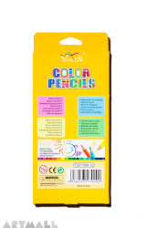 77006- 12 color pencils, yellow