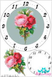 Dial with roses