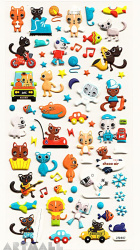 Stickers "Cats on holidays"