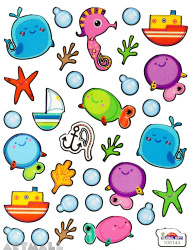 Stickers "Sea Kids"