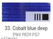 Oil for ART, Cobalt blue deep 20 ml.