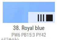 A'KRYL Satine, King's blue 100 ml