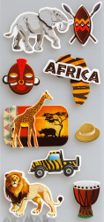 3D Stickers "Africa"