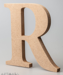 Wooden Letter "R"