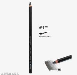 ArtGraf Black pencils , Water Solublu 6B-5 mm