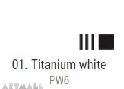A'KRYL Satine, Titanium white 100 ml