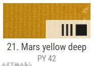 EXTRA Oil paint , Mars yellow deep, 20 ml