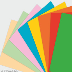 Colored paper set for origamit "Fable"
