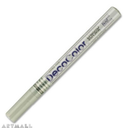 Decocolor Paint Marker, Broad Point Silver