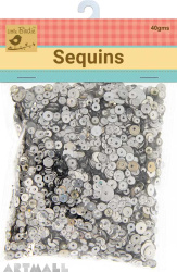 Sequins Silver 40gms