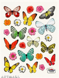 Stickers "Flowers & Butterflyes"