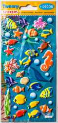 Stickers "Marine fauna" 9*17.5 cm
