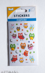 Stickers "Funny owl"