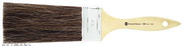 Brushes, horsehair, wood unpolished handle, size 80