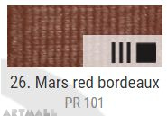 EXTRA Oil paint , Mars red bordeaux, 20 ml