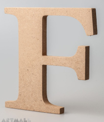 Wooden Letter "F"
