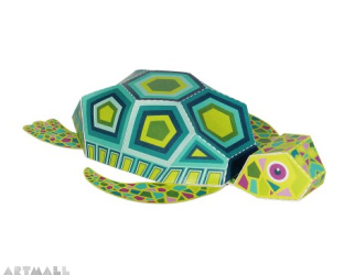 Sea Animals Paper Toys, size: 5 cm to 10 cm high x 10 cm to 22 cm long.