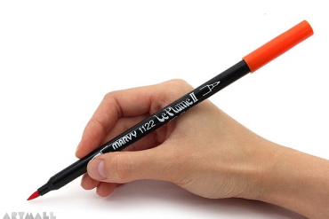 Le Plume II Double-Sided Watercolor Marker, №28 English Red