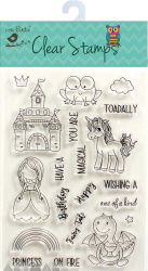 Clear Stamps Princess & Dragon 20Pc
