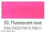 A'KRYL Fluorescent color, Rose 100 ml