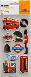 3D Stickers "London"