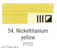 Oil for ART, Nickel-titanium yellow 60 ml.