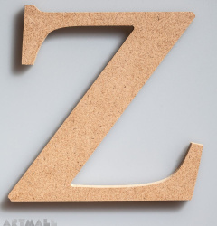 Wooden Letter "Z"