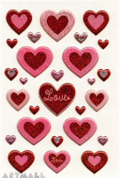 Stickers "Red Heart"