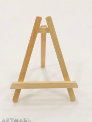 Tabletop easel, Height: 26 cm; Width : 21 cm; Weight : 0.15 kg; Pinewood