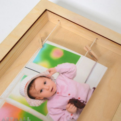 Wooden frame for pictures