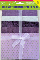 Specialty Paper Stock Purple 20Pc