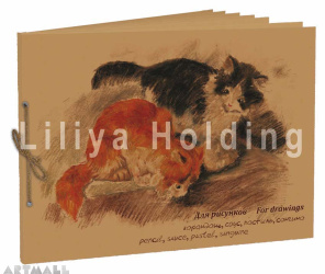 Sketch-book with strings "Kitties"
