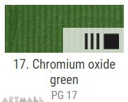 EXTRA Oil paint , Chromium ox. green, 20 ml
