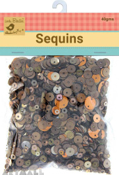 Sequins Brown 40gms