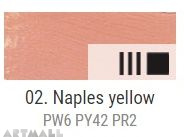 MAXI ACRIL gloss, Naples yellow, 60 ml